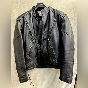 Real Leather Biker jacket, Men’s Med